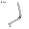 sourcing map 8pcs Single Button Kayak Paddle Snap Spring Clip