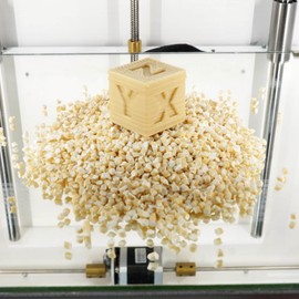 Entropic™ PHA Pellets (1KG) for 3D Pellet (FGF) Printers That Have a Low enviromental Impact and Improved Physical Performance. Compatible with PVA, PLA and AquaSys GP.