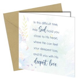 Sympathy Card for Bereavement Condolence Mourning Sorry For Your Loss Death Loved One #1484