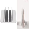 Laptop Holder Vertical 2 Slots Aluminum Alloy Adjustable Laptop Stand