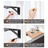 Folding Shelf Brackets， Detachable Folding Bracket，2 Pack Heavy Duty Wall