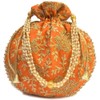 Radhykrishnafashions Indian Women 1 PC Wedding Potli Bag For Women