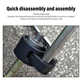 Cocoarm Inner Tie Rod Remover Hex Wrench Tool, Cr V Steel 1/2 Inch Square Drive 27 mm to 42 mm Tie Rod Extractor Removal with Non-Slip Handle for Automotive Professionals