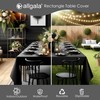 Allgala 6-Pack Premium Plastic Table Cover Medium Weight Disposable Tablecloth-6PK