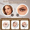 Espejo con Luz para Maquillaje, Espejos para Maquillaje con Aumento