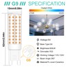 ZHENMING Dimmable G9 LED Bulb 60W 75W 80W Halogen Equivalent,