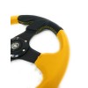 Forestcart 12.5" Steering Wheel w/ Horn Yellow 6 Hole,EZGO Club