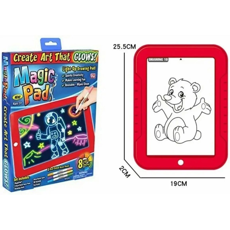 Dolores Proyector Dibujo Caballete Infantil Pizarron Led Tablet Niño