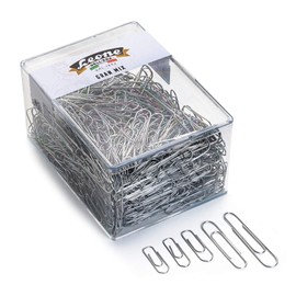 Leone Dell'Era FZ500GMIX Mixed Box of 500 Paperclips