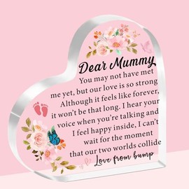 SDOFY Mum to Be Gifts Mummy to Be Gifts Mum to Be Acrylic Plaque First Mothers Day Birthday New Mum Presents