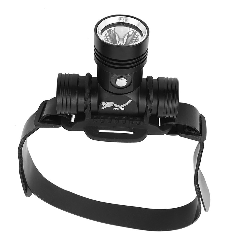 Waterproof LED Diving Headlamp Underwater High Brightness Head Light for