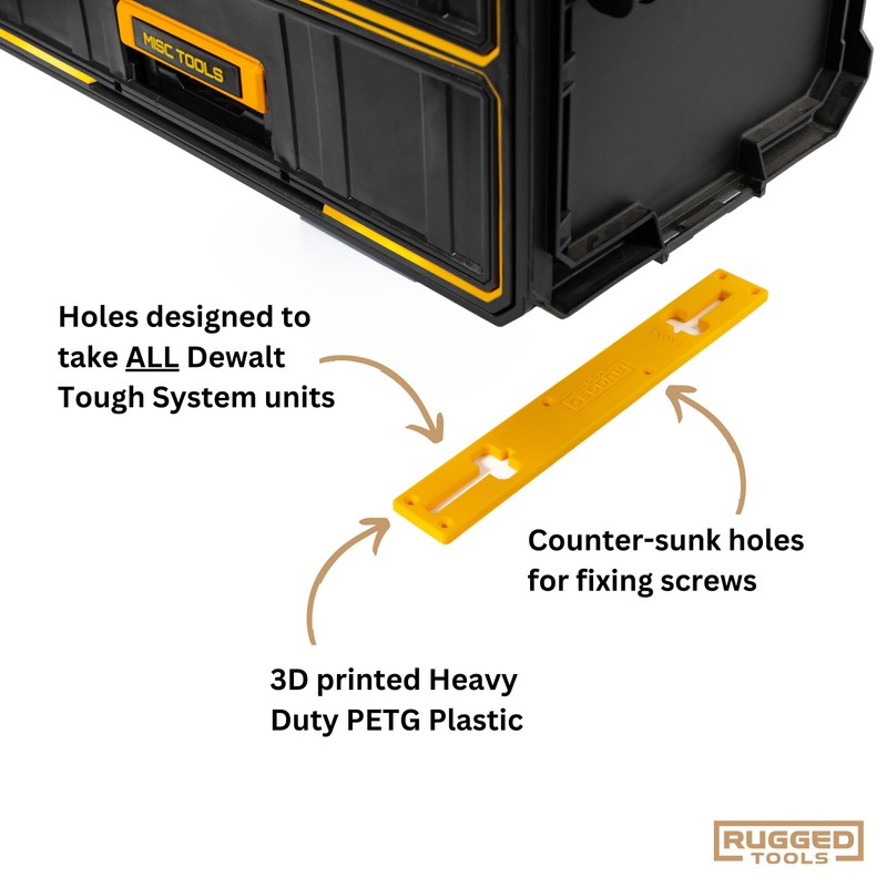 RUGGED TOOLS - Base Plates Compatible with Dewalt Tough System