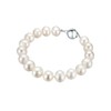 Valero Pearls Women's Pearl Bracelet 925 Sterling Silver with Round