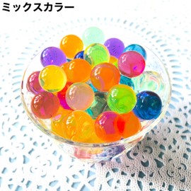 Crève Cell Jelly Balls that Swell in Water, Squishy Balls, 1.5 cm, Pack of Approx. 1000 Balls, Choose from 8 Colors, DIY Gardening, Foliage Plant, Hydroponics, Hydro-culture (Mixed Colors)