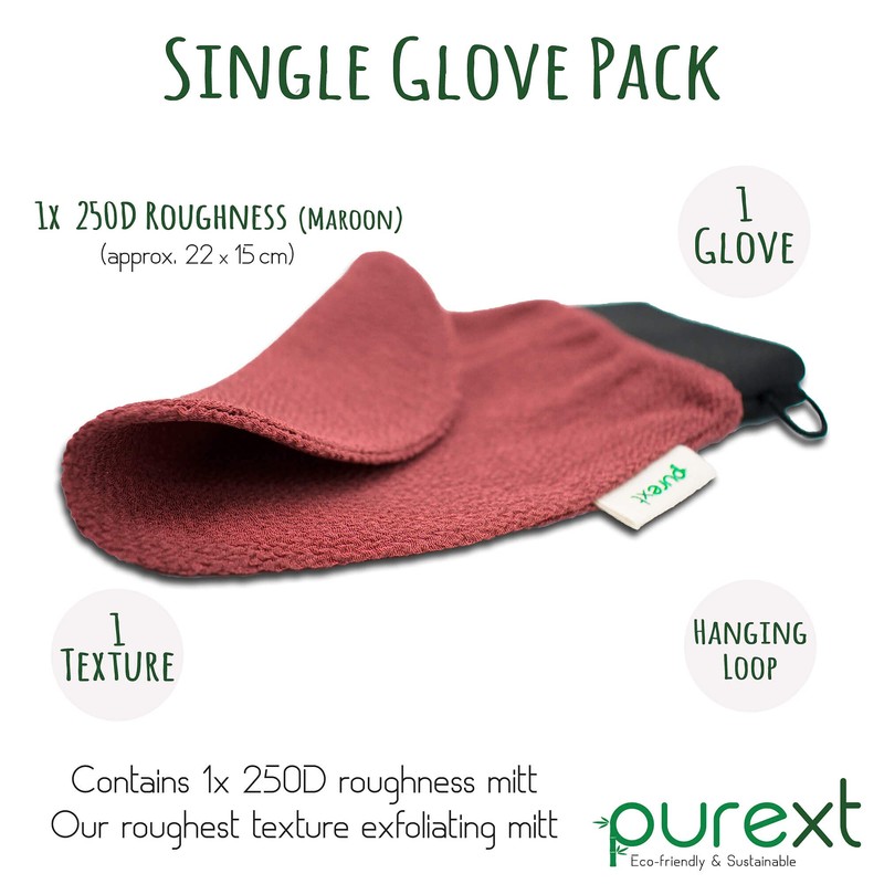 PureXT Exfoliating Glove - Kessa Hammam Body Scrubber - Fake