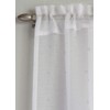Tyrone Textiles Ltd Jewel White Diamante Voile Panel (Drop -