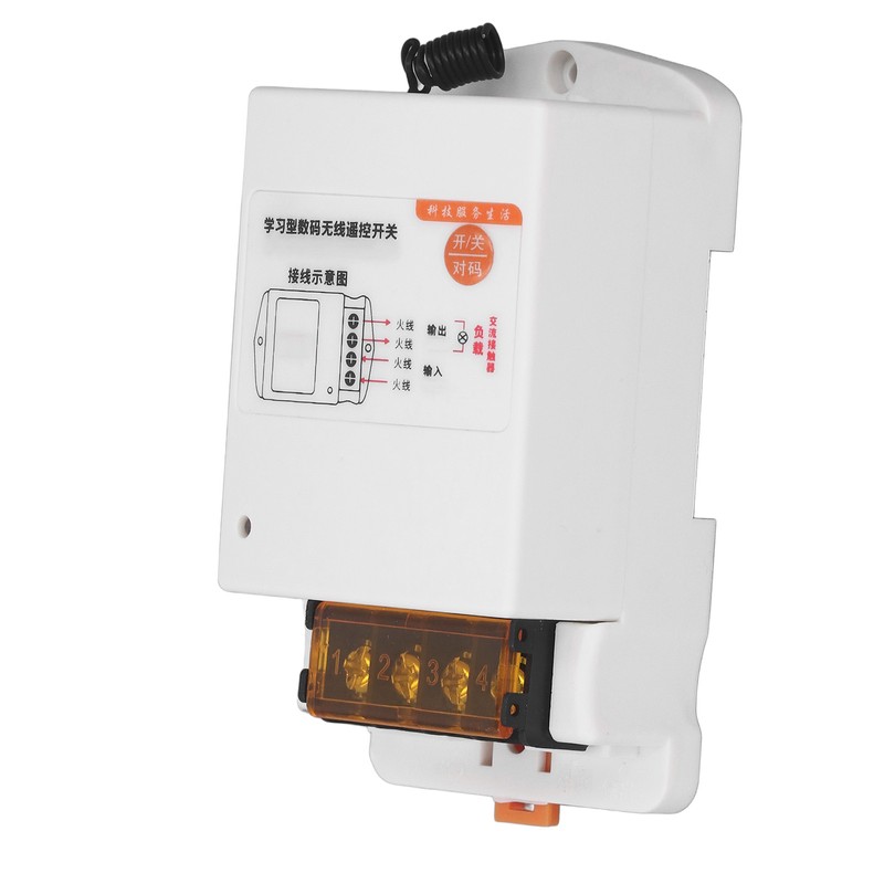 Wireless Remote Switch Industrial ABS Smart Learning Remote Control Wireless