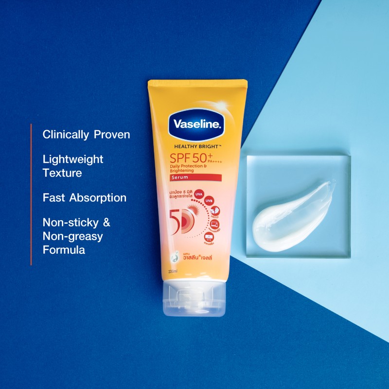 Vaseline Healthy Bright Body Lotion SPF50 Daily Protection & Brightening