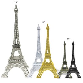 allgala 10" Eiffel Tower Statue Decor Alloy Metal, Black
