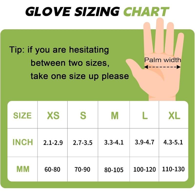 Disposable Latex-Free Gloves Green - 3.5mil 100 count Gloves Cleaning