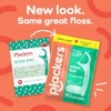 Plukers Micro Mint refresca el aliento, dental Flossers menta 90