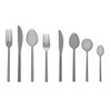 Fortessa Arezzo 18/10 Stainless Steel Flatware, Serving Spoon, 9.3", Brushed