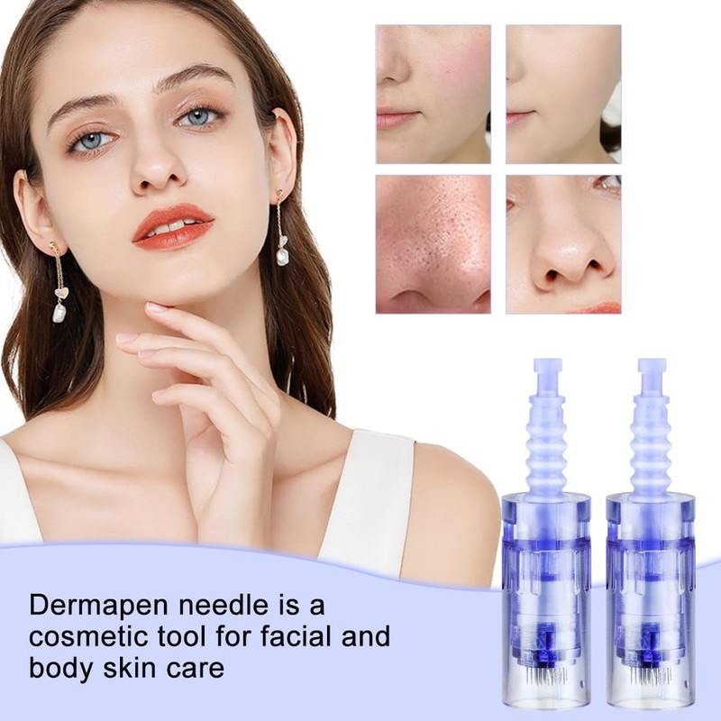 EYVRPAU Pack of 10 Dermapen Needles Replacement Derma Pen Micro