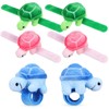 Gadpiparty 6 Pieces Turtle Slap Bracelet Plush Hug Animal Slap