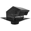 Builder's Best 084635 Galvanized Steel Roof Vent Cap with Damper