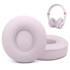 Replacement Earpads for Beats Solo 4 - Ear Pads Cushions for Beats Solo4 Wireless Headphones, Ear Covers Muff with Premium Protein Leather (Cloud Pink)