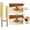 Gasea 2pcs 1/4 Shank Extra Long Straight Router Bit 2"