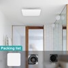 JOEAONZ Bathroom Exhaust Fan 110CFM with Hidden Grille Design, 1.0