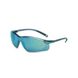 UVEX by Honeywell A703 Series Safety Eyewear Blue Mirror Lens with Anti-Scratch Hardcoat