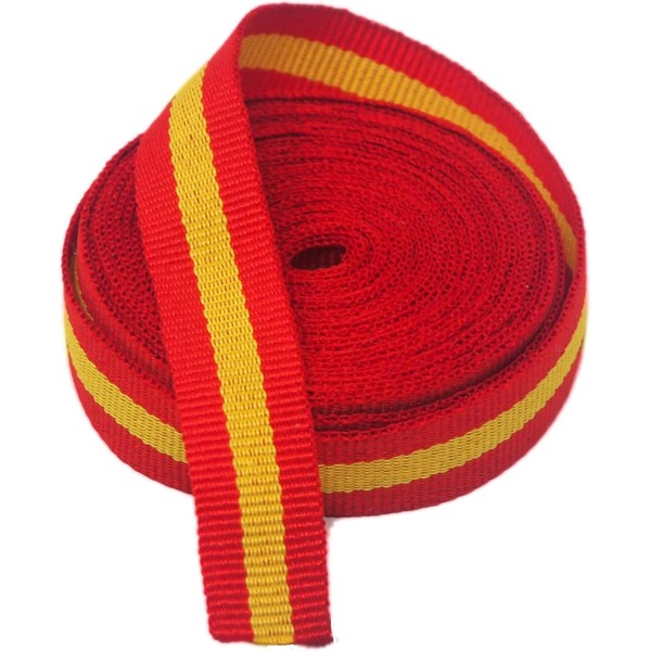 GOS Best Supplies Spanish Flag Ribbon 5 Metres x 2