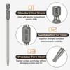 HARFINGTON T20 Torx Head Screwdriver Bit 1/4" Hex Shank 4.3"