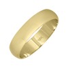 4mm Domed Wedding Band in 10K Yellow Gold