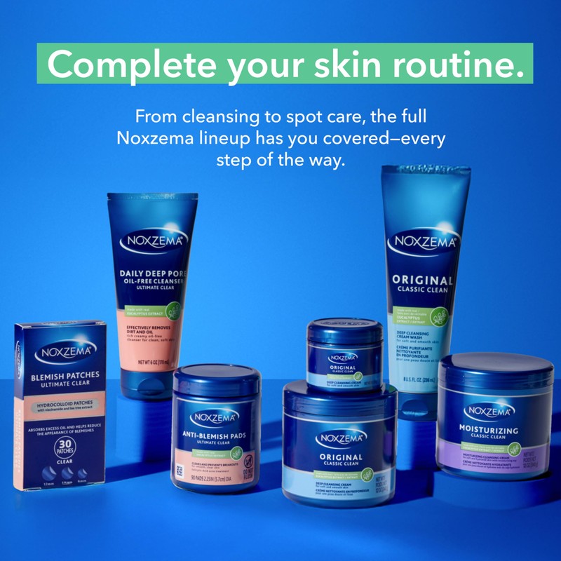 Noxzema Original Classic Clean Face Wash, Deep Cleansing Cream for