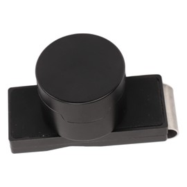 Round Shaped Chalk Box, Magnetic Billiard Chalk Holder with Portable Clip for Cue and Snooker Supplies