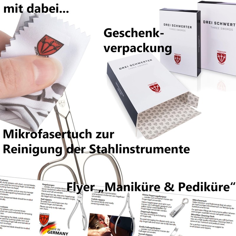 DREI SCHWERTER Livorno Manicure Set, Made in Solingen, Germany