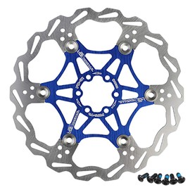 Scheibenbremsrotor, Mountainbike, Scheibenrotor, Fahrrad-Schwimmrotor, Fahrradzubehör, blau, 203 mm