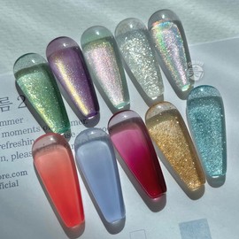 Divock Divok That Summer 2 Syrup Glitter Magnetic Gel 10-Piece Set / 디보크 그해여름2 시럽 글리터 자석젤 10종세트