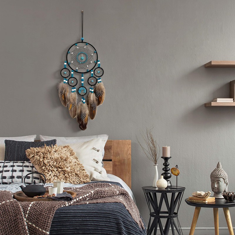 Dream Catchers,Dream Catcher Adult,Tree of Life Wall Decor with Turquoise