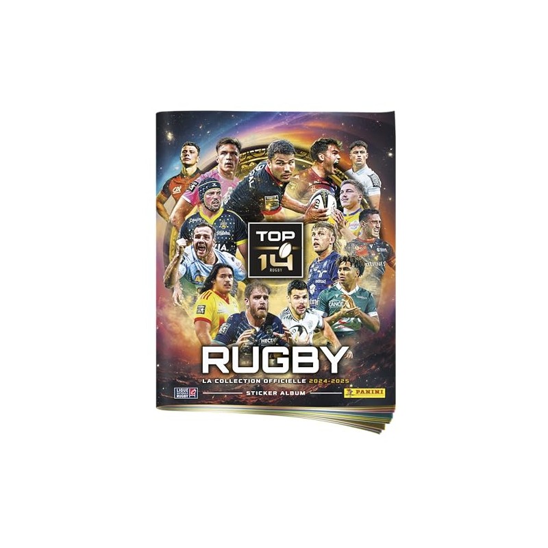 Panini Rugby Top 14 Album 2024-2025 + 2 Sleeves +