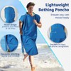 Jokisa Bath Poncho for Men and Women, Ultralight and Quick-Drying