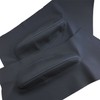 SEBLAFF 1Pair Black Door Panel Synthetic Leather Insert Cards Cover
