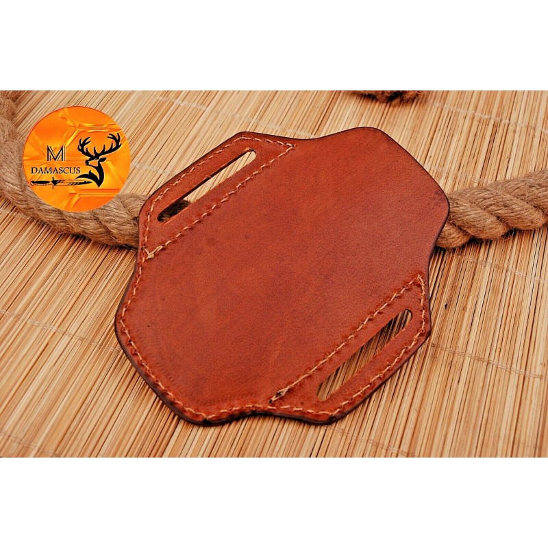 Buck Knives GENUINE LEATHER HAND CRAFTED BELT SHEATH HOLSTER FOR