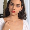 PROSILVER Collar Plata 925 Mujer y Hombre Dije Corazón/Redondo/Estrella/Rectangular Clásico