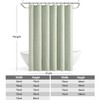 ANRODUO Extra Long Fabric Shower Curtain, 108 Inch Long Linen