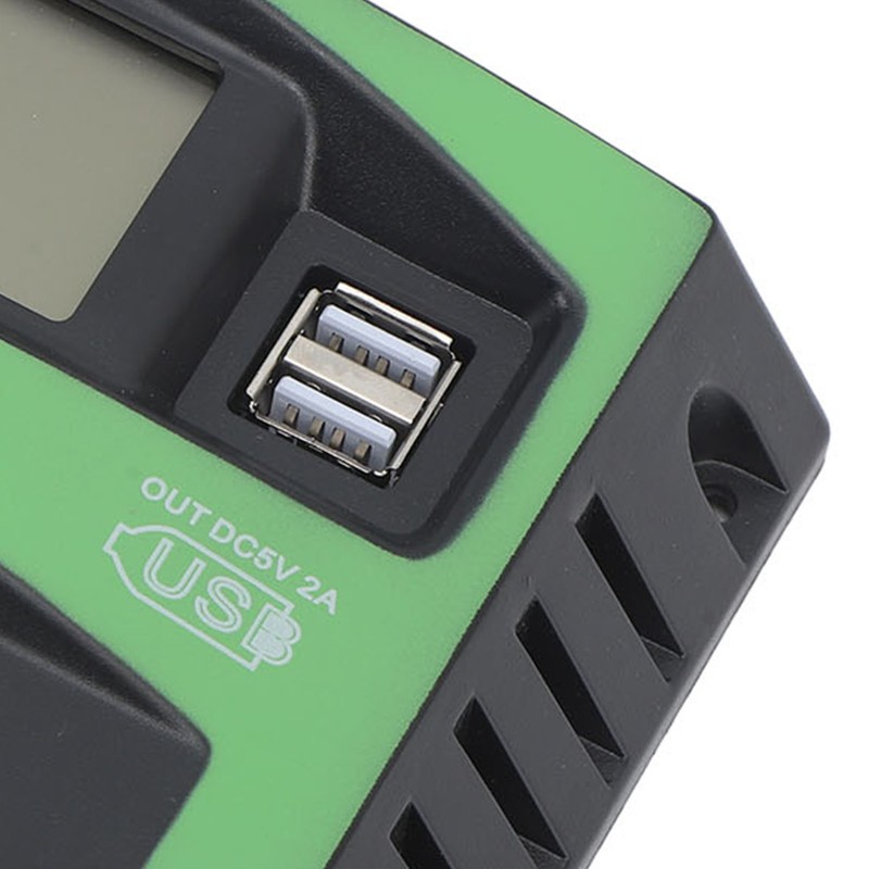 Solar Charge Controller with Dual USB Port 12V 24V MPPT