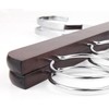 Ultra Light and Stylish Wooden Hanger, Ring Hanger, Metal Aluminum